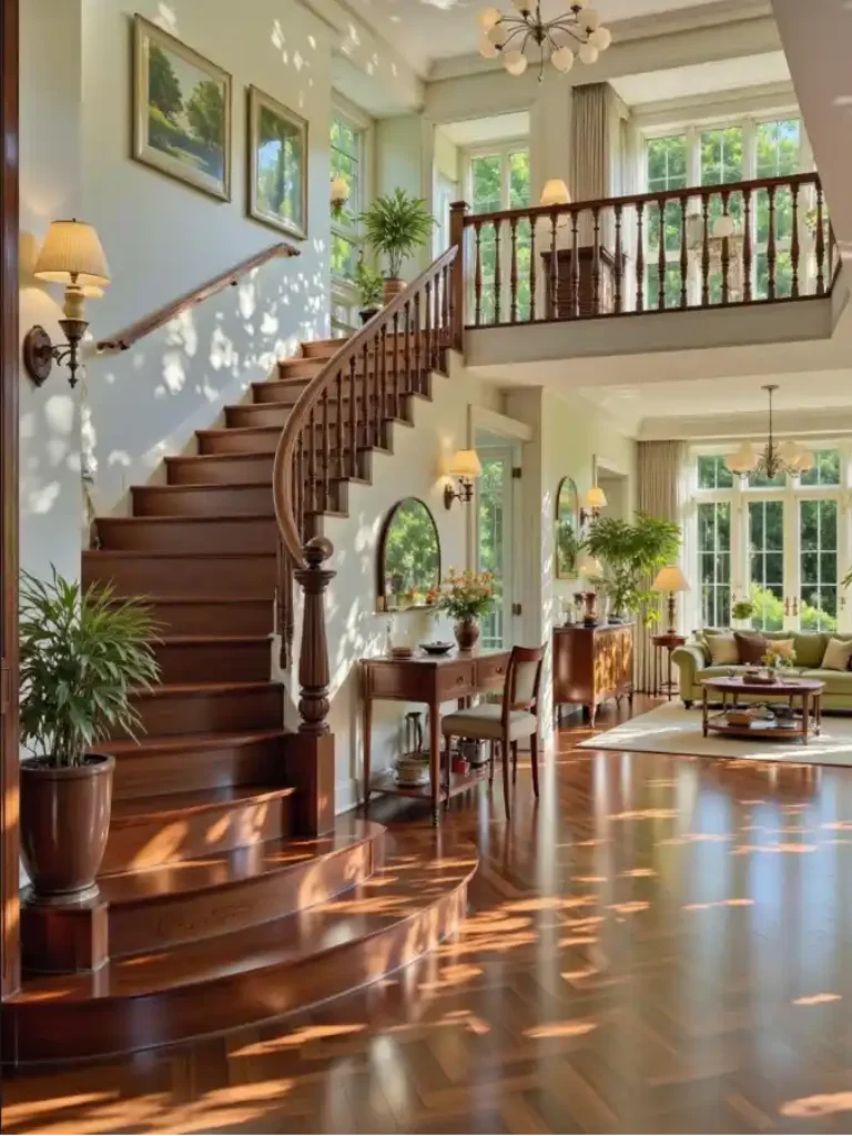 Crystallized Opulence Grand Entrance - Foyer with a Glistening Focal Point