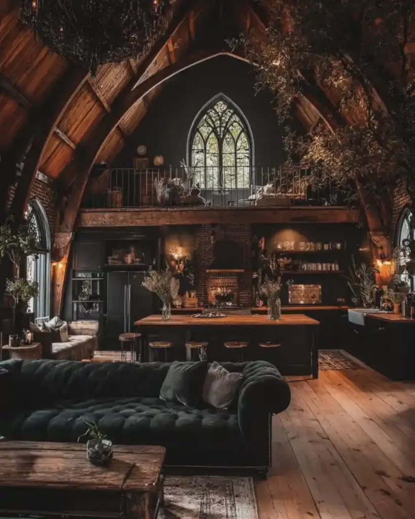 Enchanted Hearth and Timber Loft - A Medieval Kitchen Reimagined