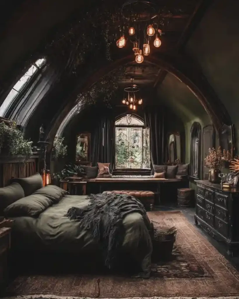Mystic Moss and Dark Wood Sanctuary – A Gothic Twist on Cottage Comfort