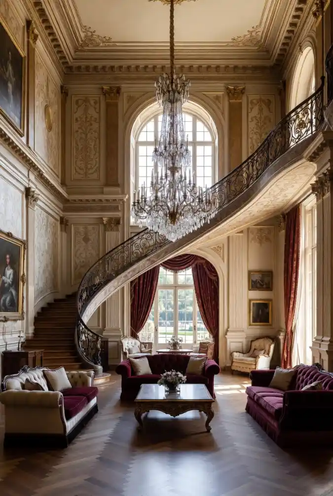 Neoclassical Grandeur - Elevating the Mansion Entryway