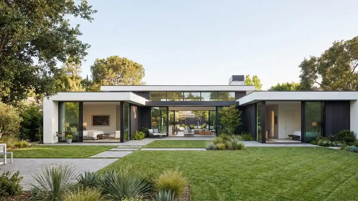 15+ Modern 4 Bedroom House Designs With Open Floor Concepts