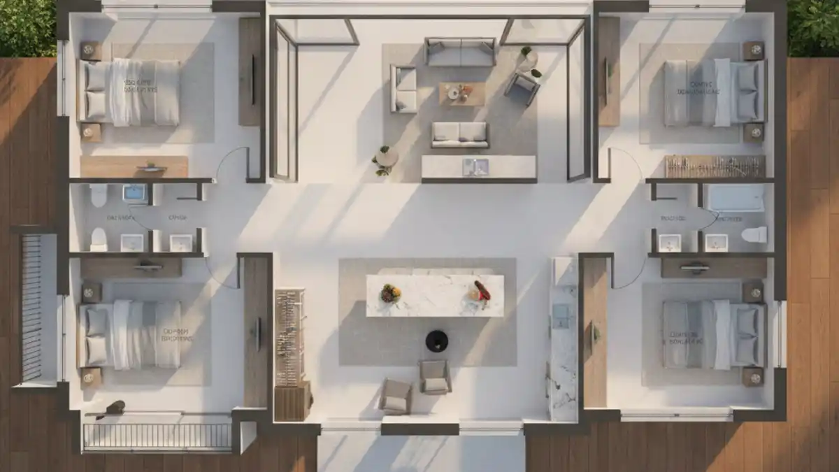 15+ Spacious 4 Bedroom Home Plans Families Are Loving