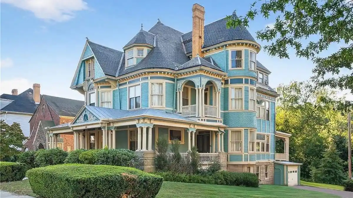 Enchanted Turrets and Teal Dreams - Medieval Grandeur in a Modern World