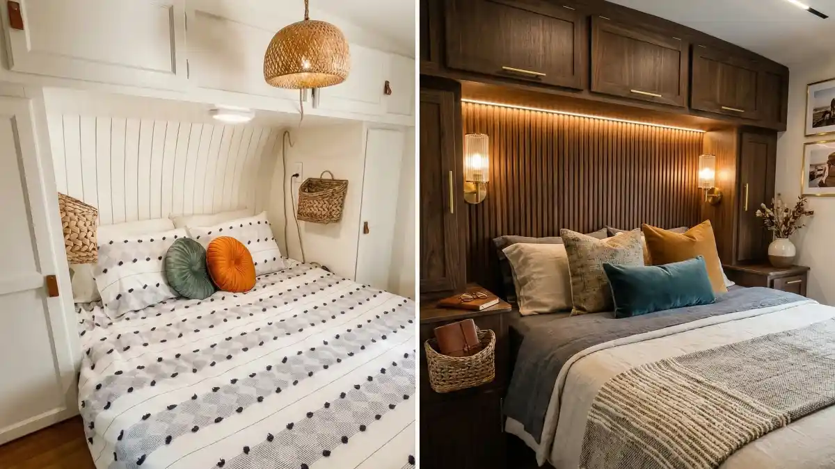 From Cramped Camper to High-End Hideaway RV Bedroom Glow-Ups