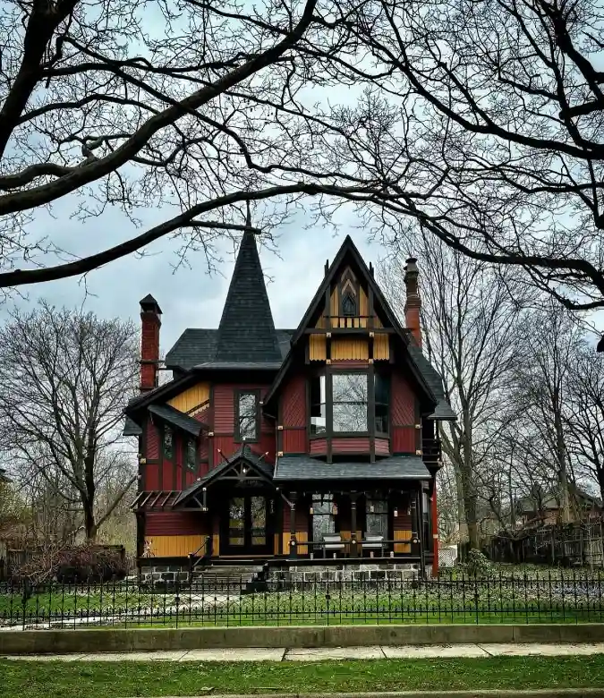 Gothic Crimson Manor - Medieval Fantasy Dream Home