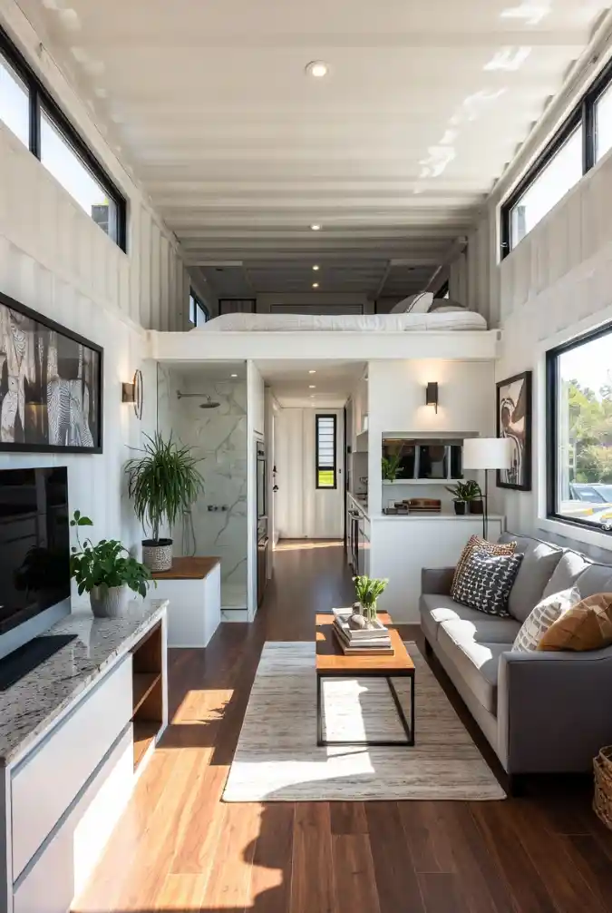 Industrial Chic Sanctuary - Shipping Container Living with a Modern Edge