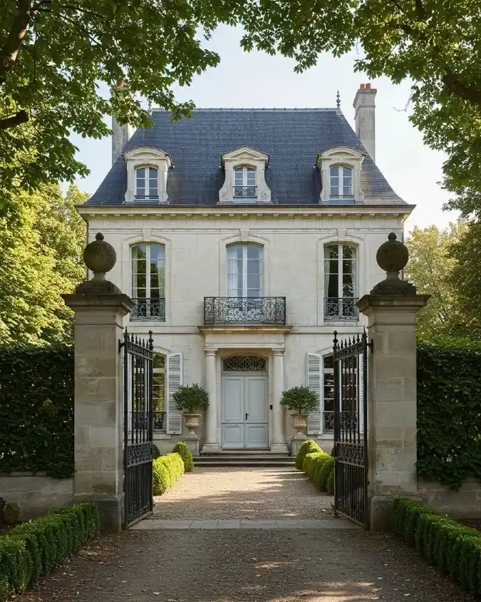 Mansard Grandeur Estate - Regal Manor for Modern Nobility