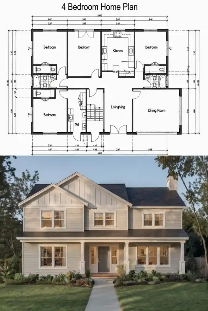 Modern Farmhouse Charm Meets Smart Functionality