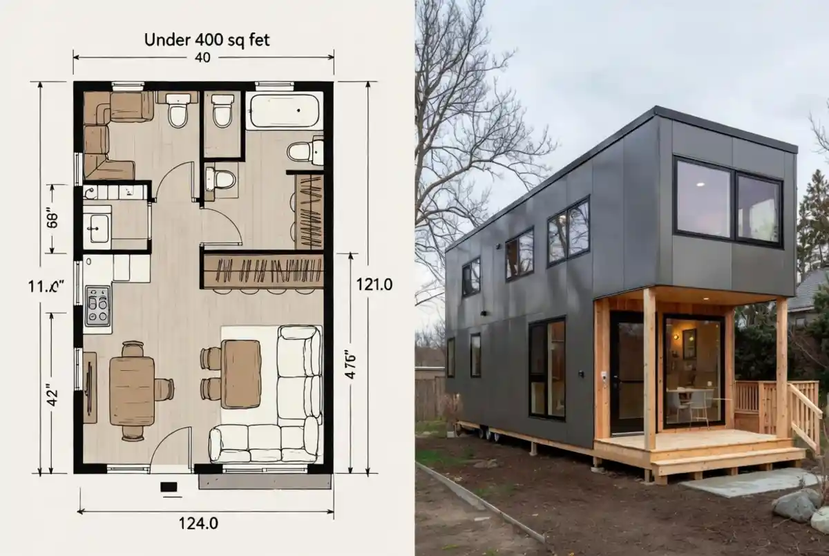 Slate Modernism Meets Maximum Utility — Small Square Footage with a Big Personality