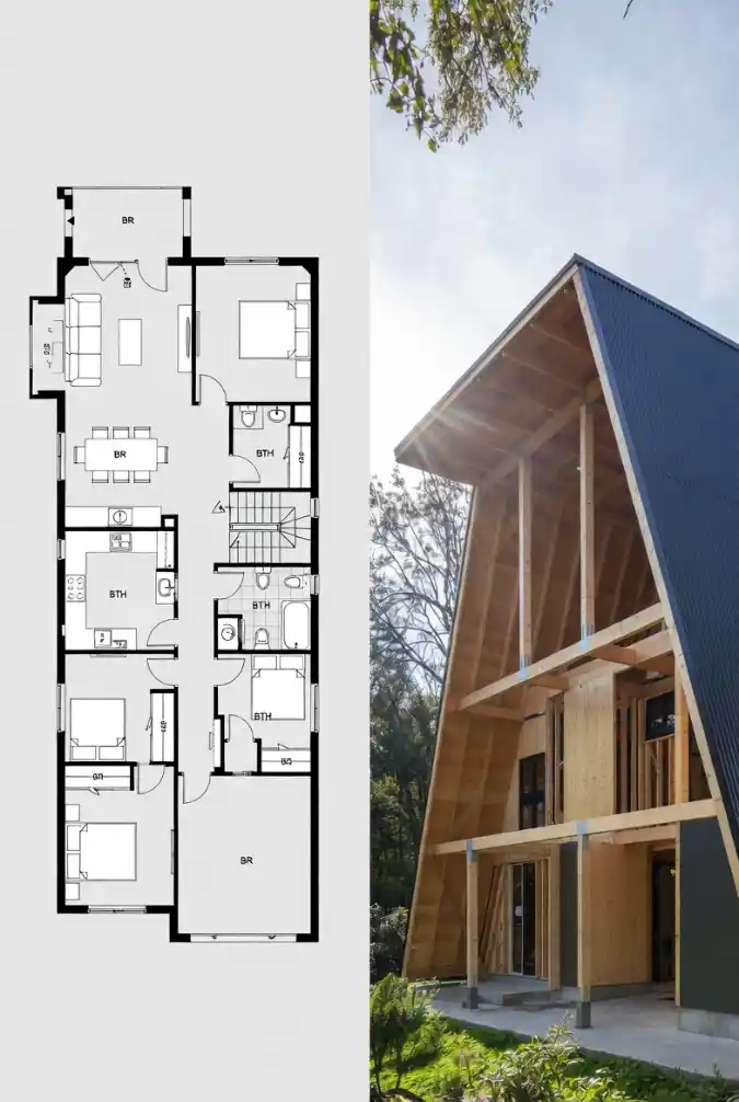 Soaring A-Frame Meets Modern Logic The Ultimate 4-Bedroom Cabin Concept