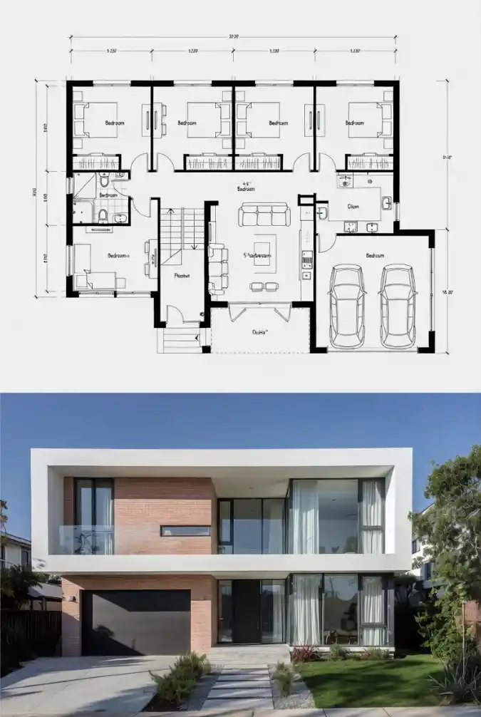 Sun-Drenched Modern Minimalism - 4 Bedroom Haven for Active Families