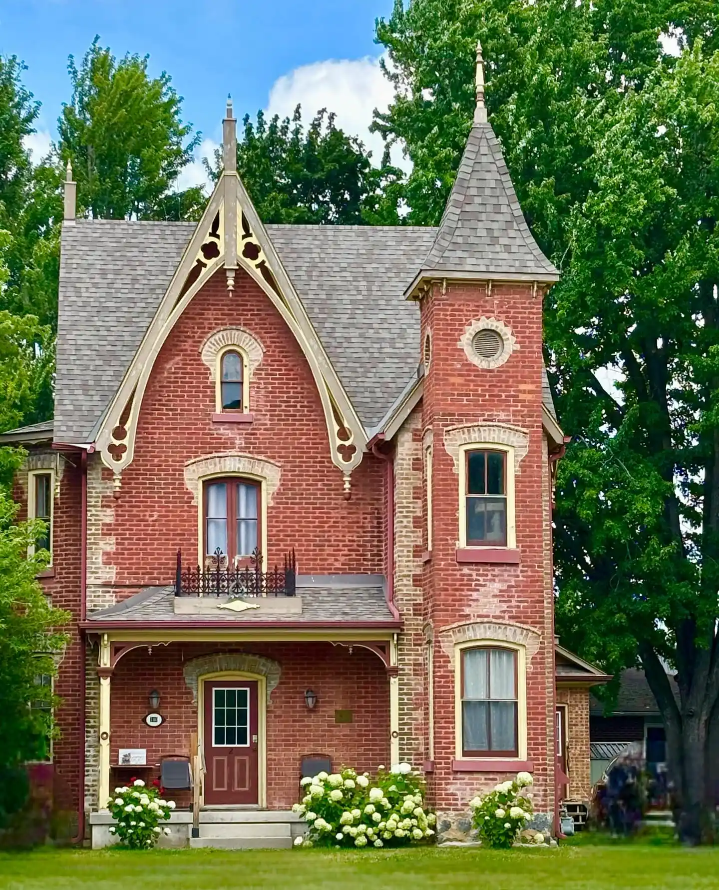 Whimsical Crimson Spire - Medieval Home With Storybook Charm