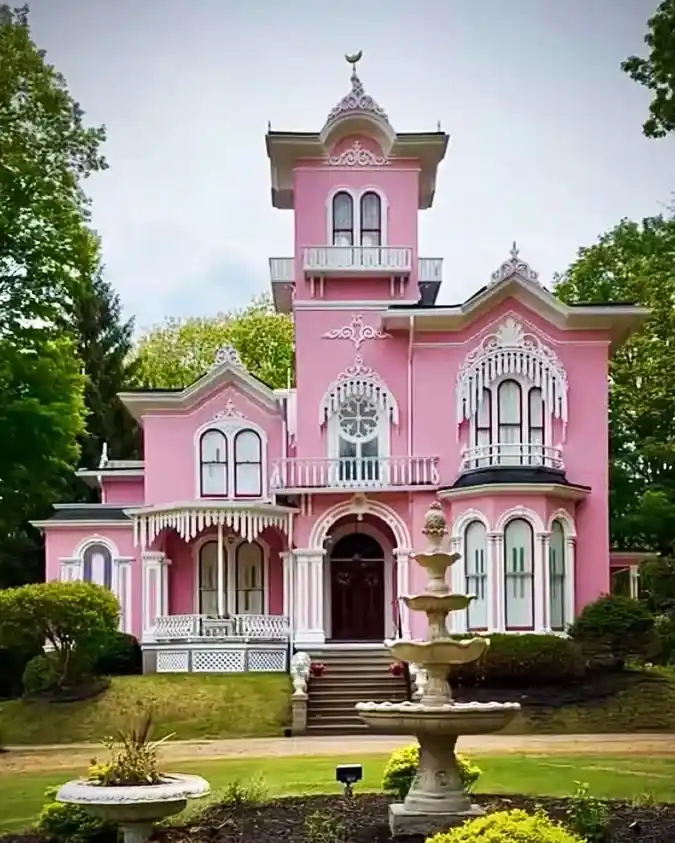 Whimsical Rosewood Manor - Victorian Fantasy House Design