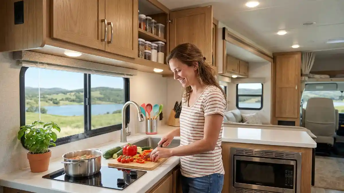 16 RV Kitchen Upgrades That Make Cooking on the Road Actually Enjoyable