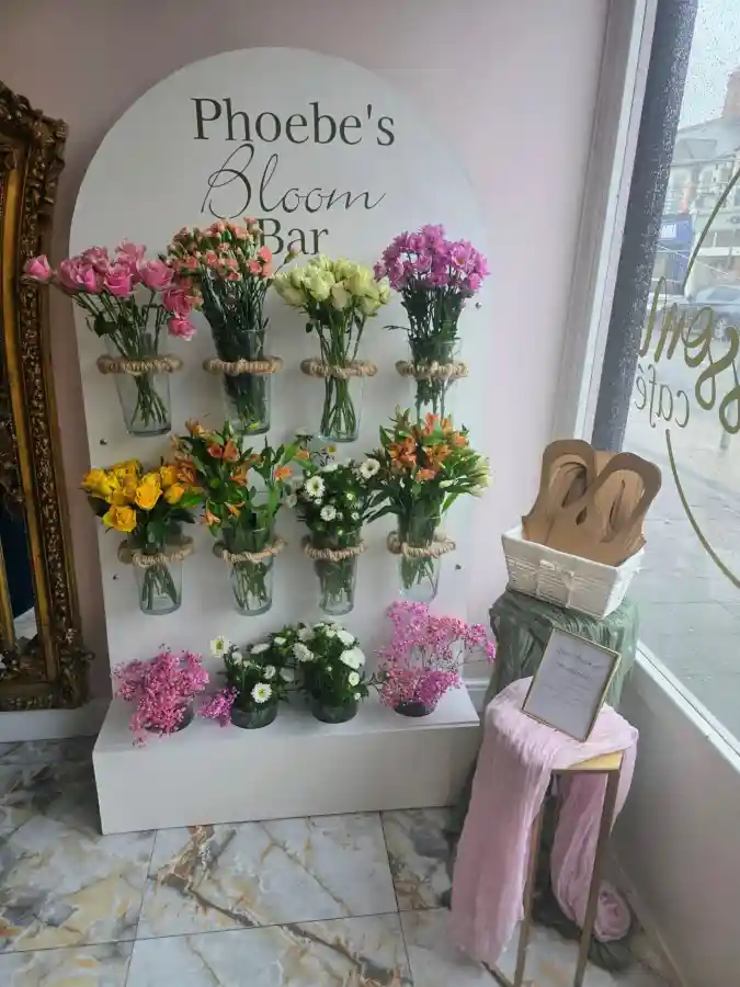 Artisanal Archway & Rope-Bound Vessels - Bloom Bar Bliss with a Rustic Edge