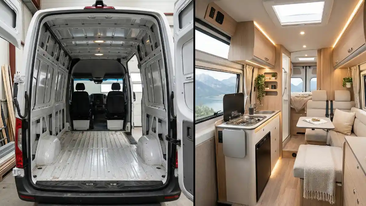 Blank Canvas to Nordic Sanctuary A Masterclass in Van Spatial Logic