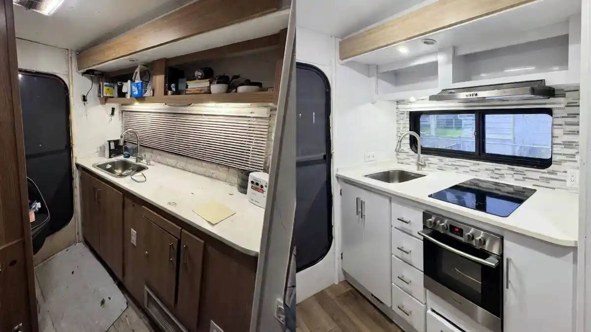Cabin Fever to Chef’s Sanctuary - A Bright White RV Kitchen Transformation