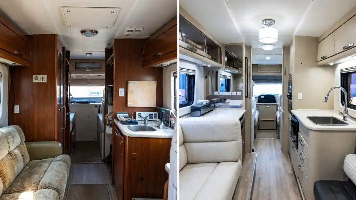 Champagne Cream & Chrome Kitchen - Cooking Up a Modernized Milestone