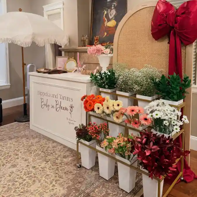 Chic Scandi-Boho Terrace - Bloom Bar with a Minimalist Fringe