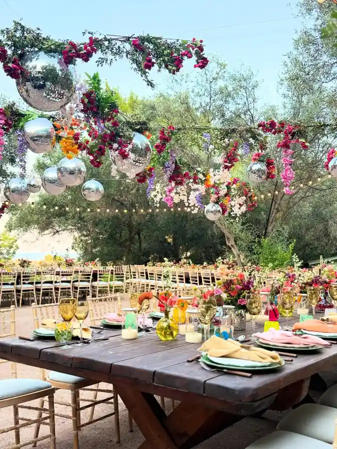 Disco Garden Gala - Spring Party Decor with a Retro Twist