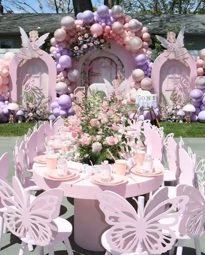 Enchanted Lavender and Blush Garden - Spring Birthday Soirée with a Fairy-Tale Twist