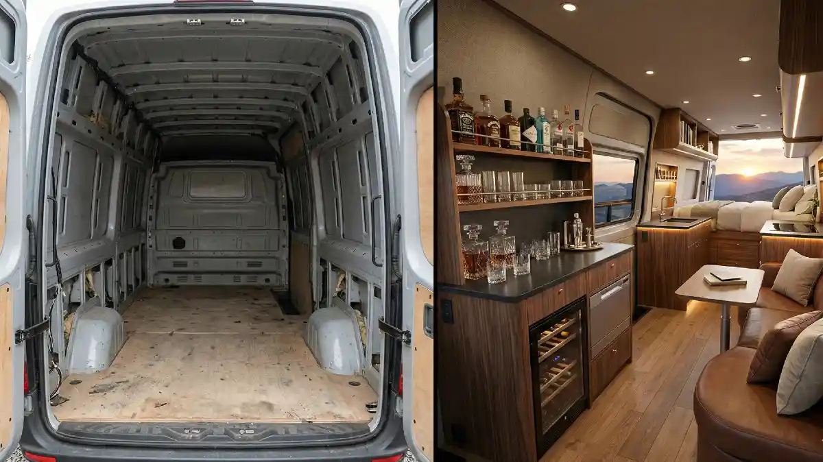 From Cargo Skeleton to High-End Cocktail Lounge The Ultimate Interior Evolution