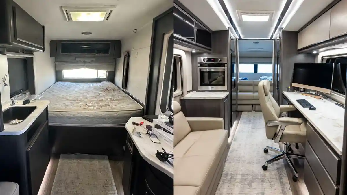From Cramped Quarters to Command Center The Ultimate RV Studio Swap