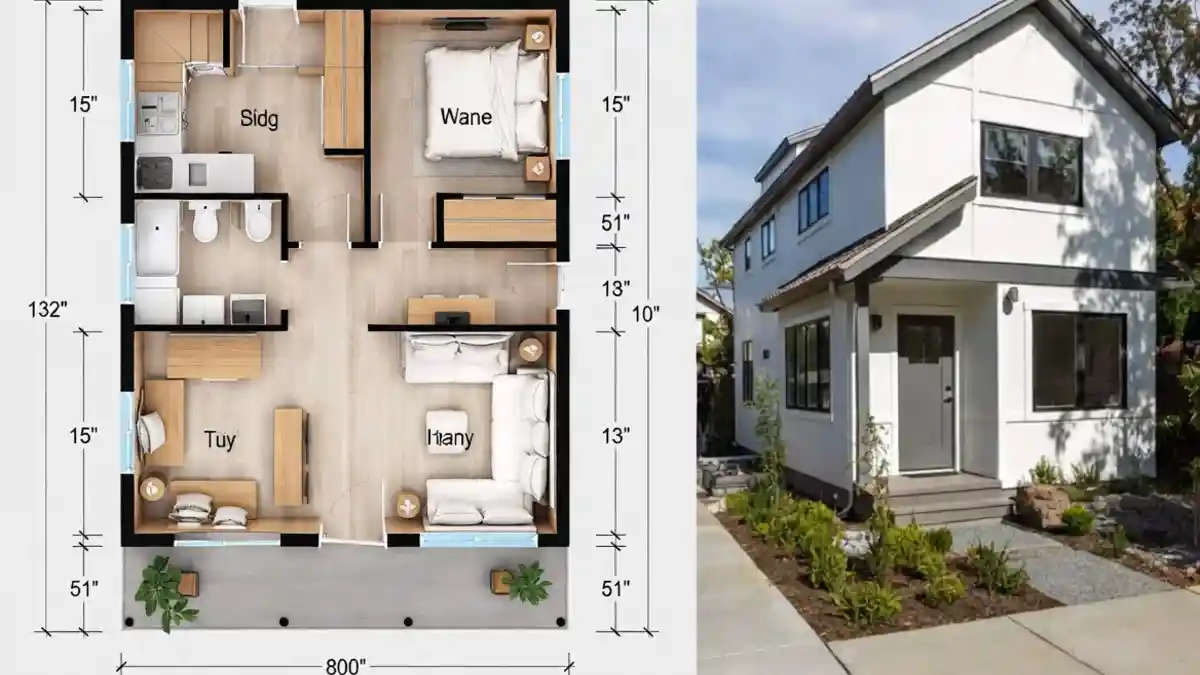 Magic of 800 Square Feet Crafting a Modern Sanctuary