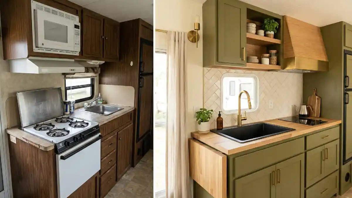 Olive & Oak Nomad’s Nook — RV Kitchen Upgrades for the Modern Explorer