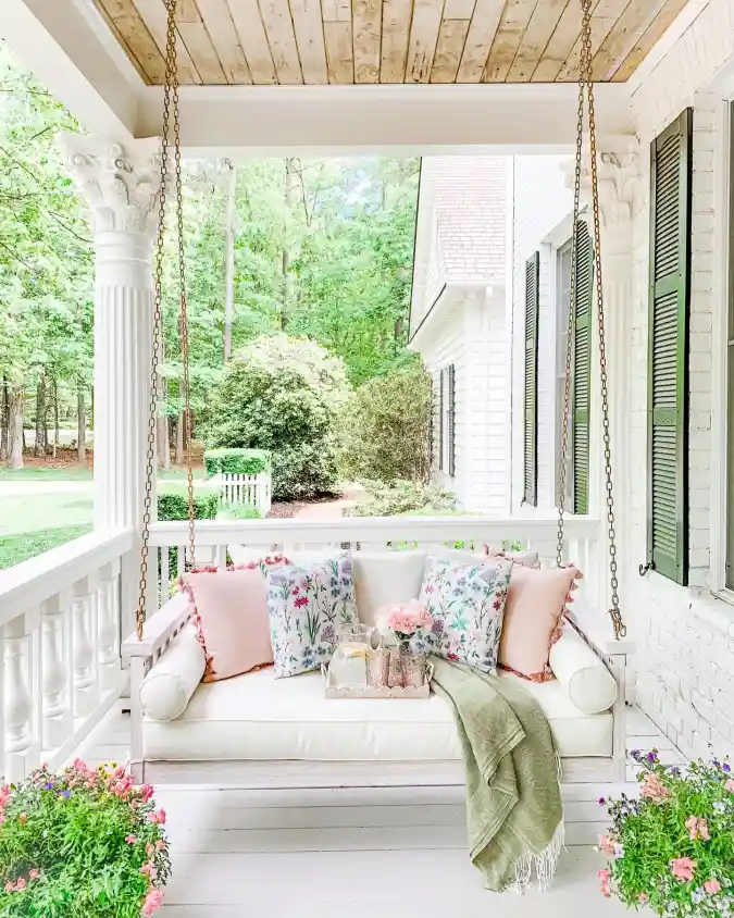 Pastel Garden Retreat A Veranda Refresh with Soft Textures