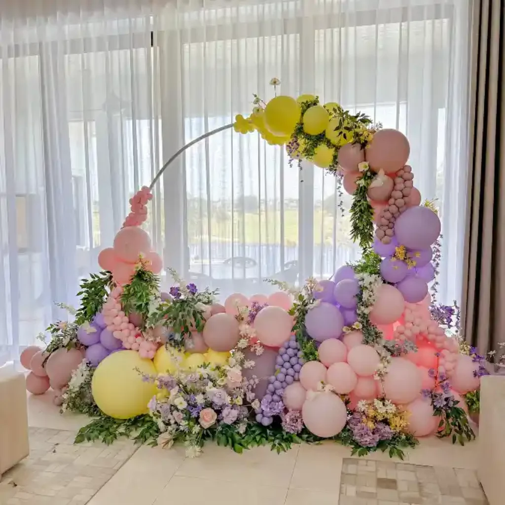 Pastel Meadow Arch - A Whimsical Floral Focal Point for Spring Living