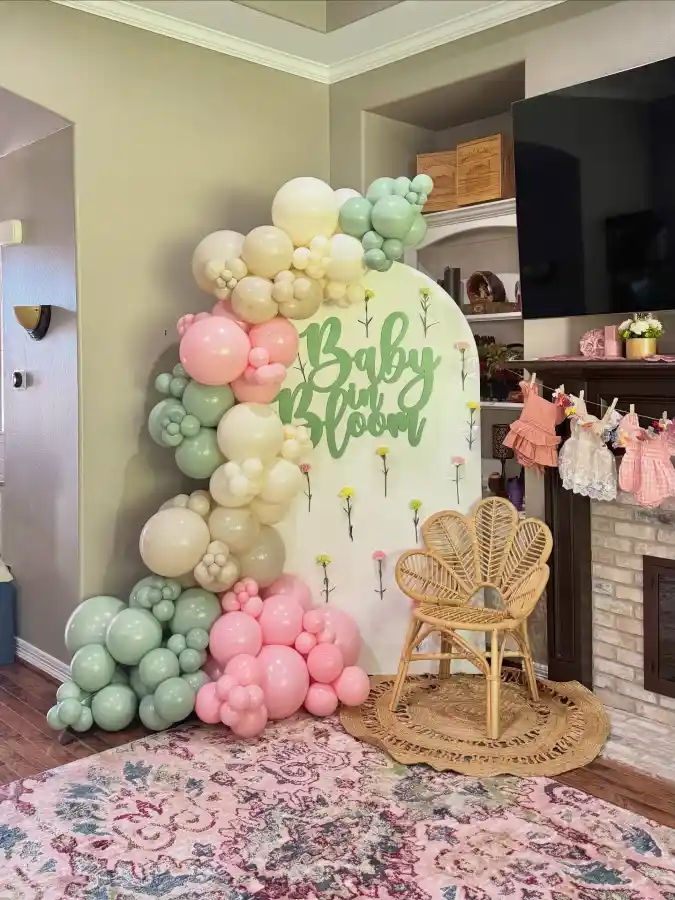 Sage and Slate Serenity - Baby in Bloom with a Masculine Twist