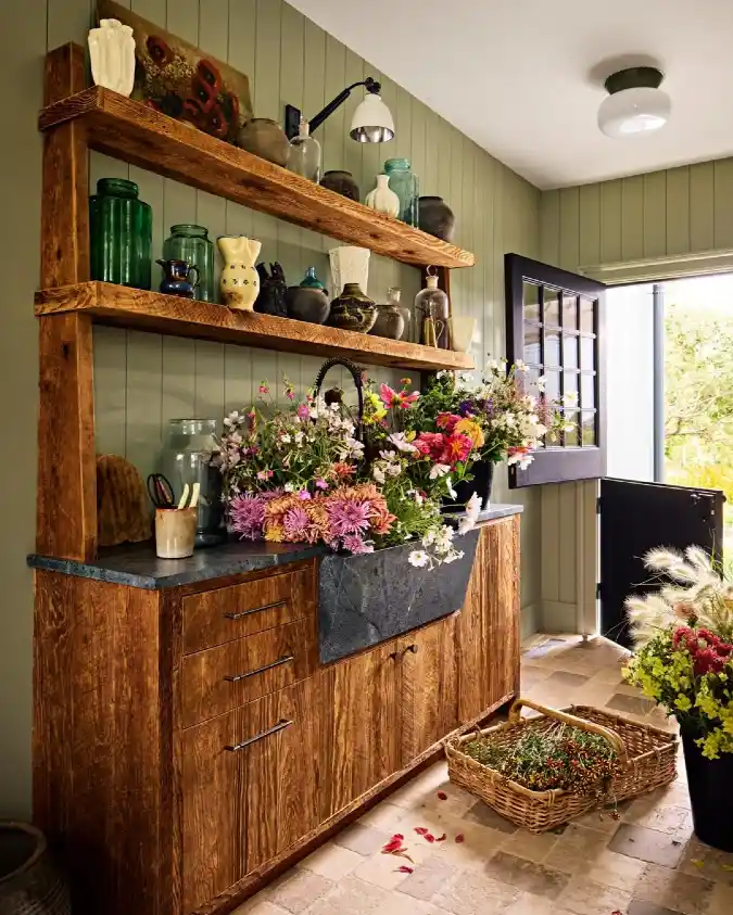 Sage and Stone Garden Station – Spring Decor with an Organic Edge