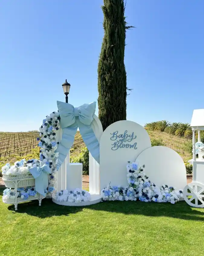 Sky Blue Serenity - Garden Baby in Bloom Celebration