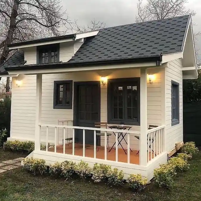 Slate and Ivory Sanctuary — Tiny Living with an Airy Outlook