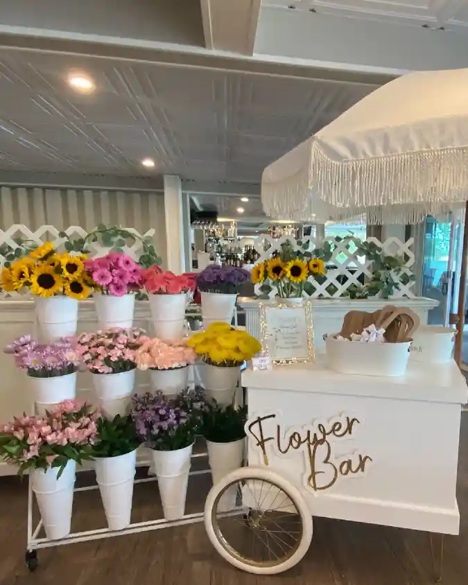 Sun-Kissed Petals and Parisian Tassel - A Chic Mobile Flower Bar Boutique