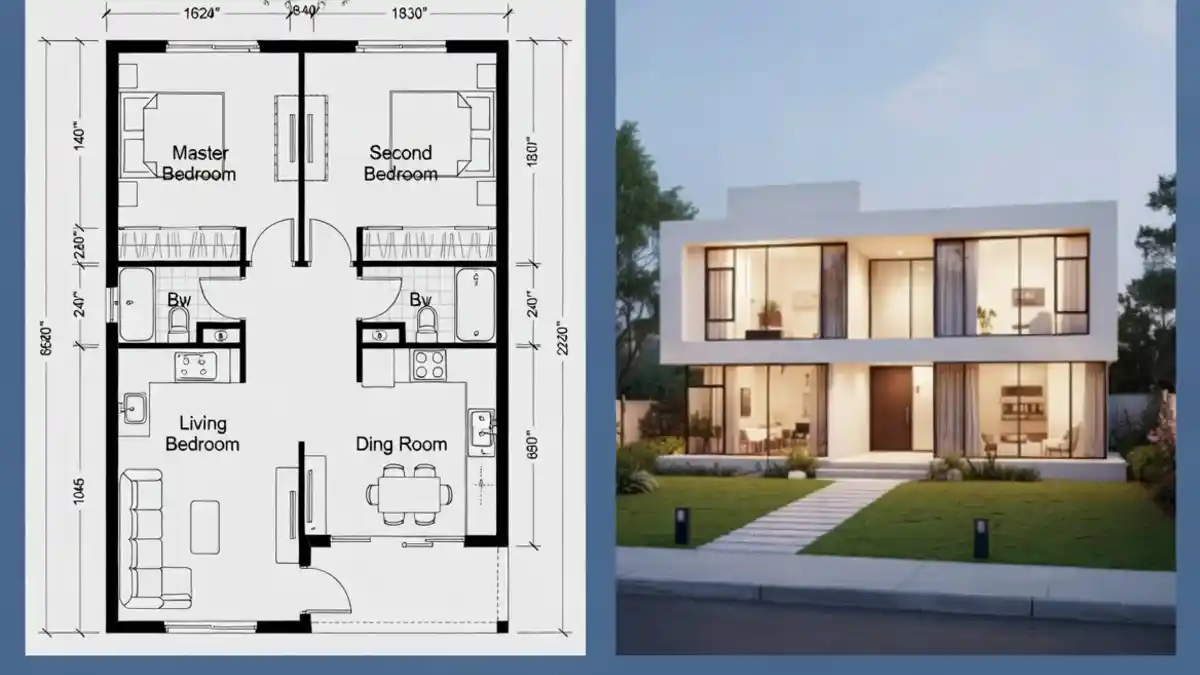 Symmetry and Sunlight A Modern Dual-Suite Sanctuary