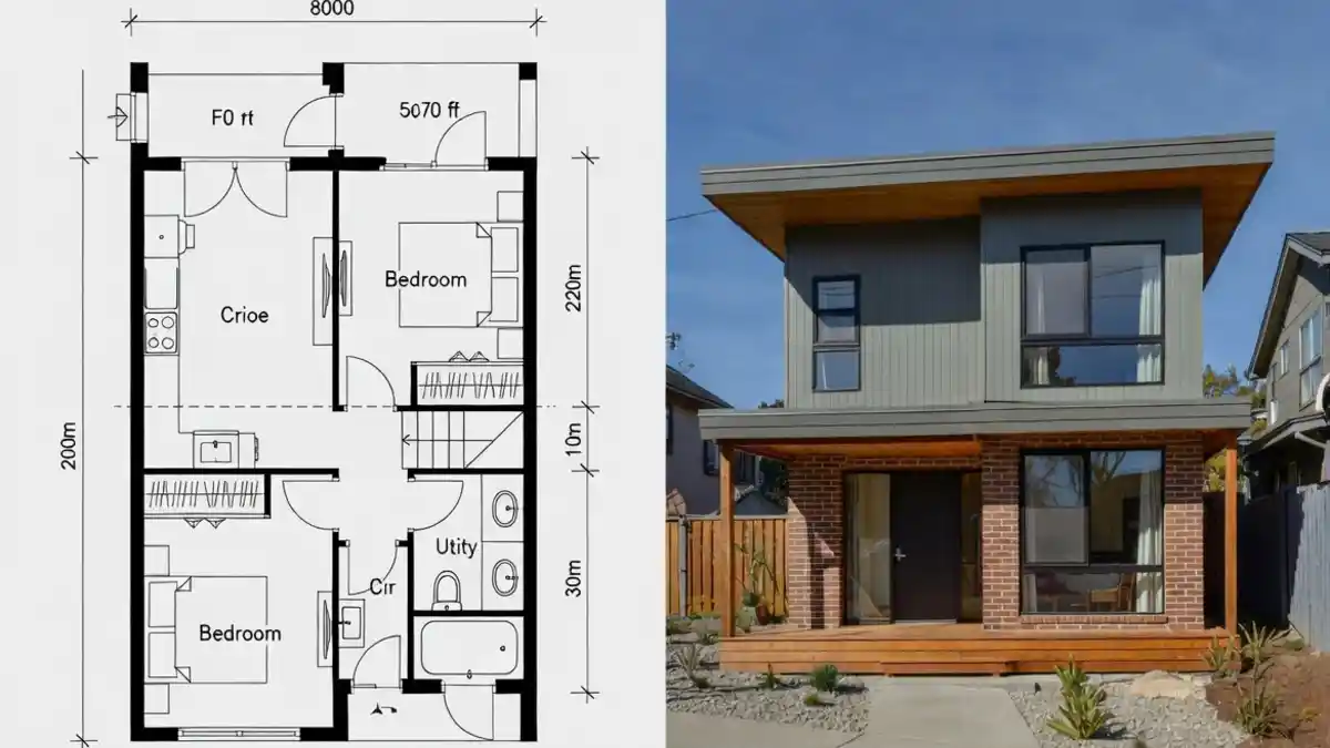 Urban Compact Luxury - Modern Two-Story Marvel