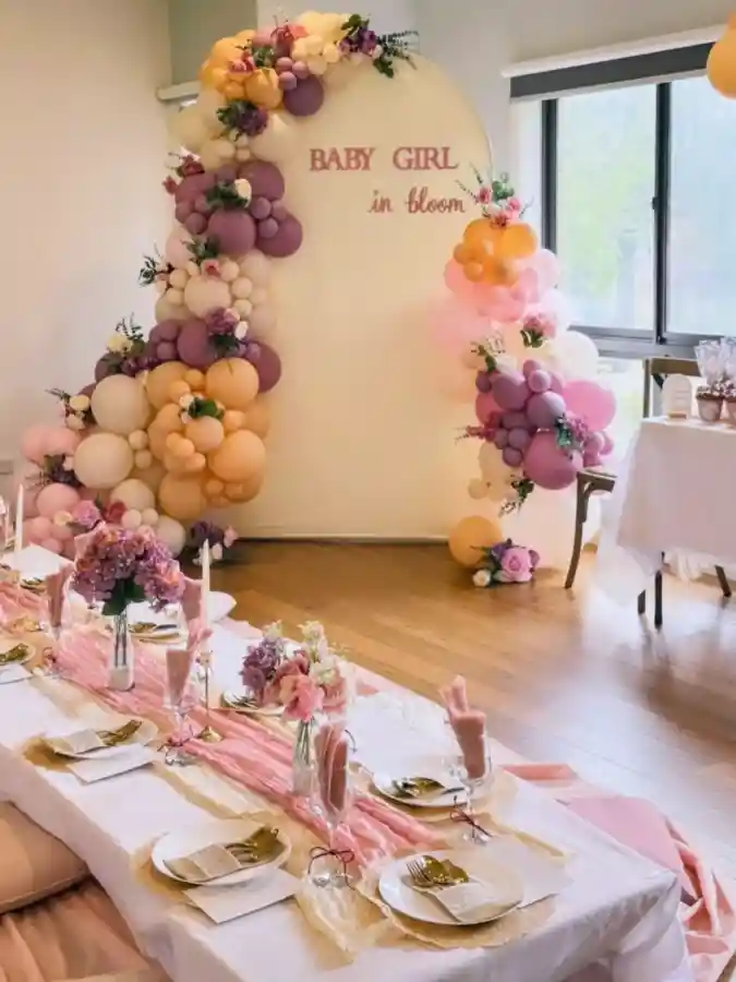 Whimsical Petal & Pastel Dreamscape - Baby in Bloom Picnic Gala