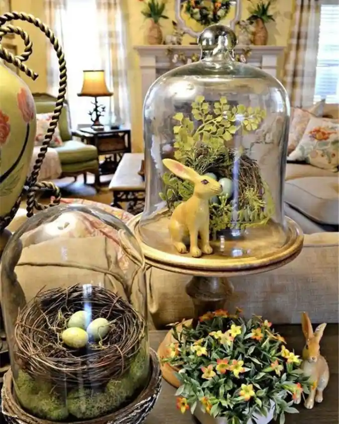 Whimsical Woodland Cloches - Easter Decor with a Storybook Soul