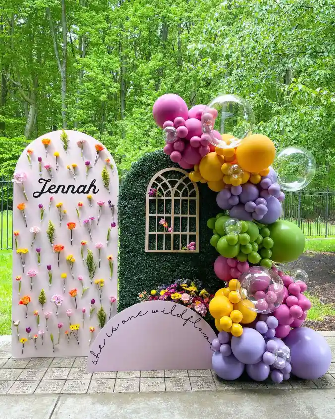 Wildflower Garden Party - Spring Celebrations with an Arched Aesthetic