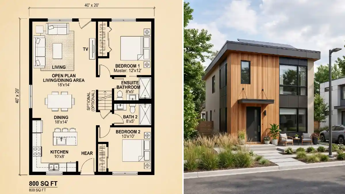 Modern Cedar & Slate Haven - Small Footprint with Maximum Style