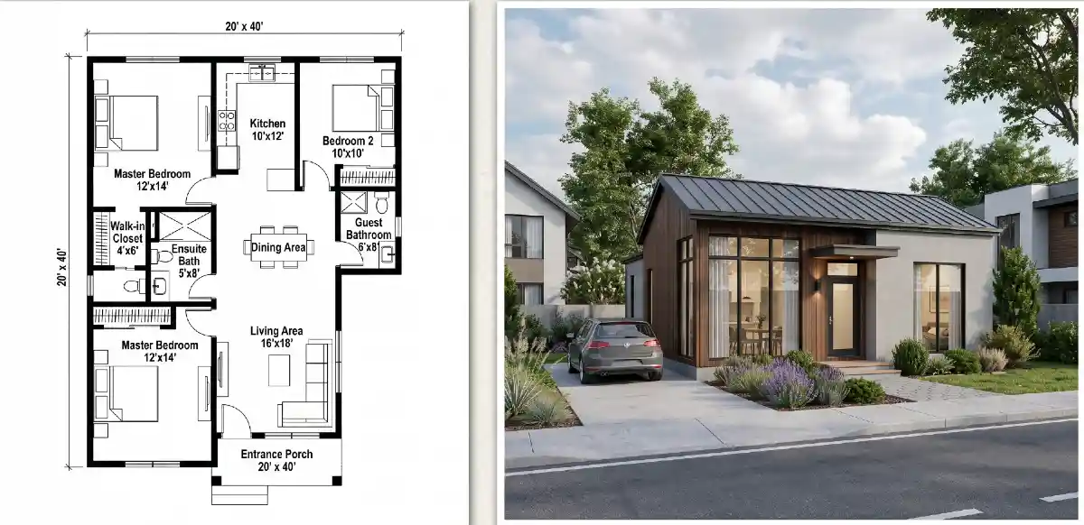 Scandi-Modern Living in 800 Square Feet Where Efficiency Meets Style